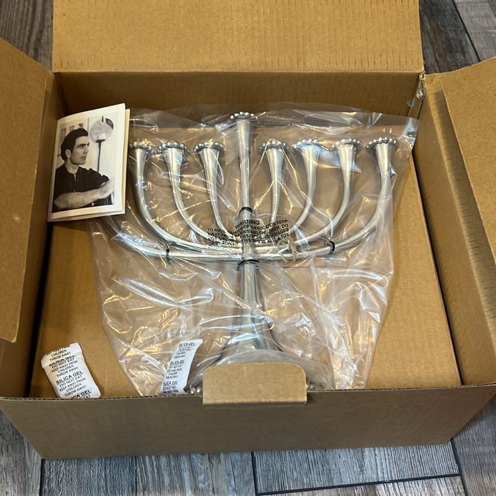 New In Box! Michael Aram Molten Menorah - Picture 3 of 3